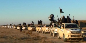 Jihadis in Iraqi desert - AP