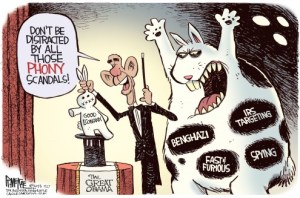 phony scandals cartoon - McKee