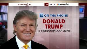 Trump on MSNBC