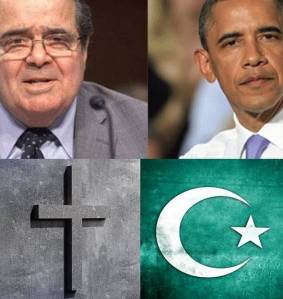 Obama and Scalia