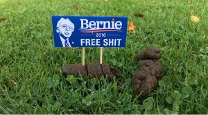 Sander's free shit