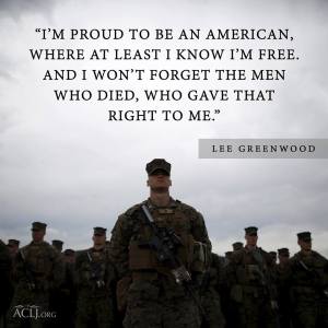 Proud to be an American