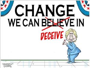 Hillary's change